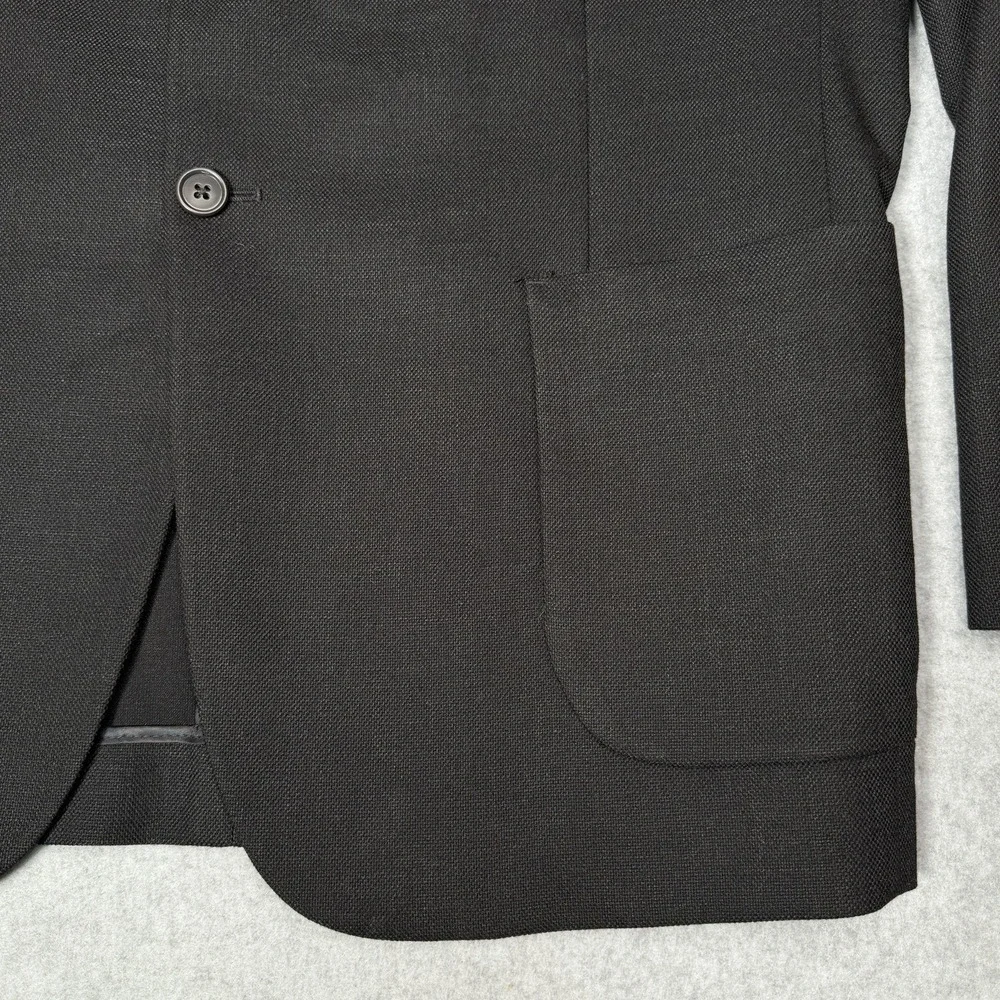 Jos. A Bank Performance Knit Half Lined Sport Coat Blazer Mens 44 R Tailored Fit